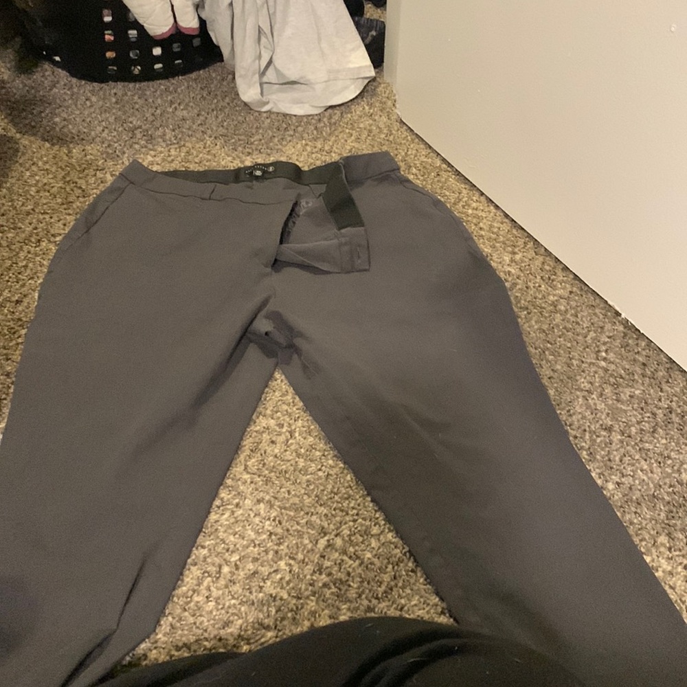 Gray dress pants